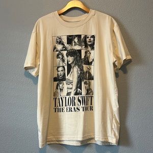 Taylor Swift - The Eras Tour OFFICIAL MERCH Beige T Shirt